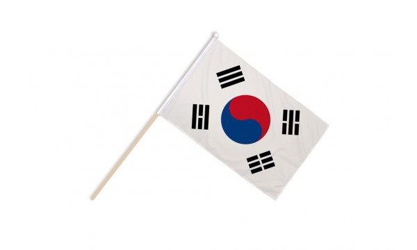 Korea South Hand Flags